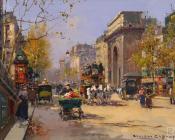 Porte St Martin, Springtime - 爱德华·科尔特斯